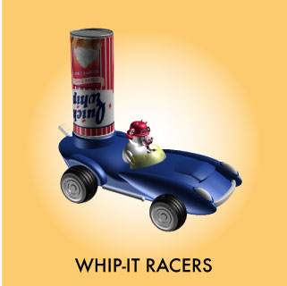 whipped cream-powered cars